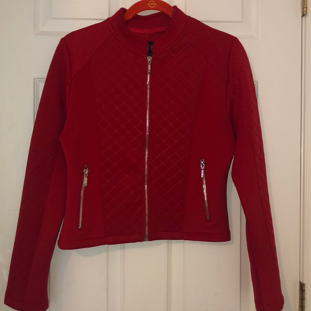 Red jacket